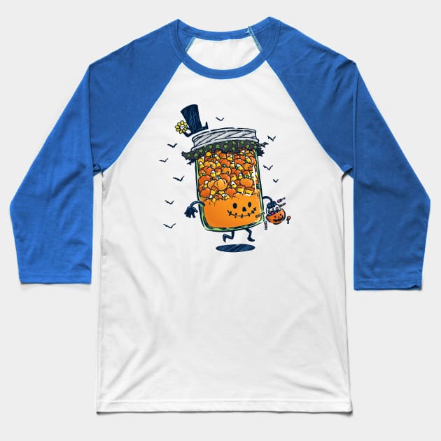 Halloween Jam Baseball T-Shirt by nickv47